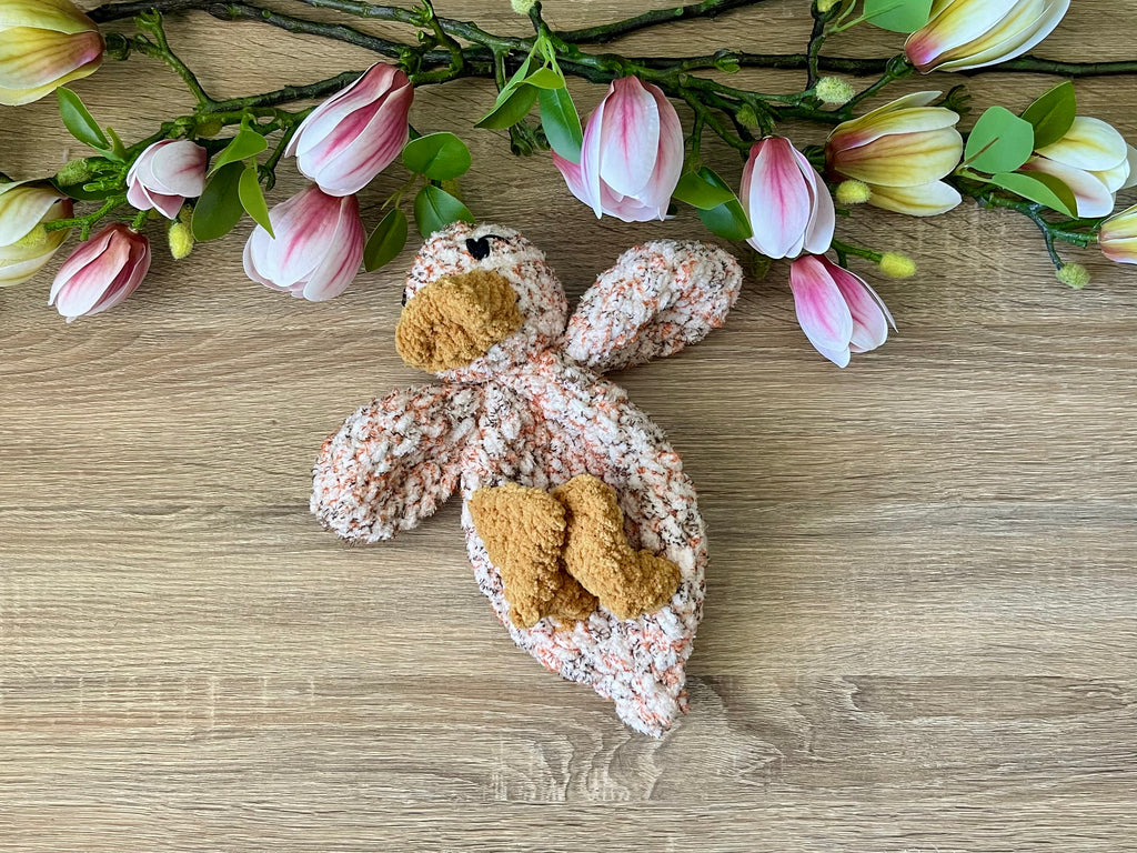 Baby Duck Lovey - Handmade Crochet Snuggler Della | Willow Ann Crochet