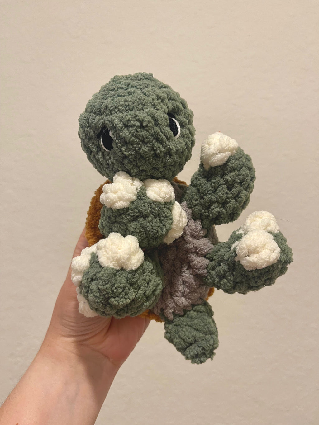 Baby Turtle Lovey - Handmade Crochet Snuggler Tobie | Willow Ann Crochet