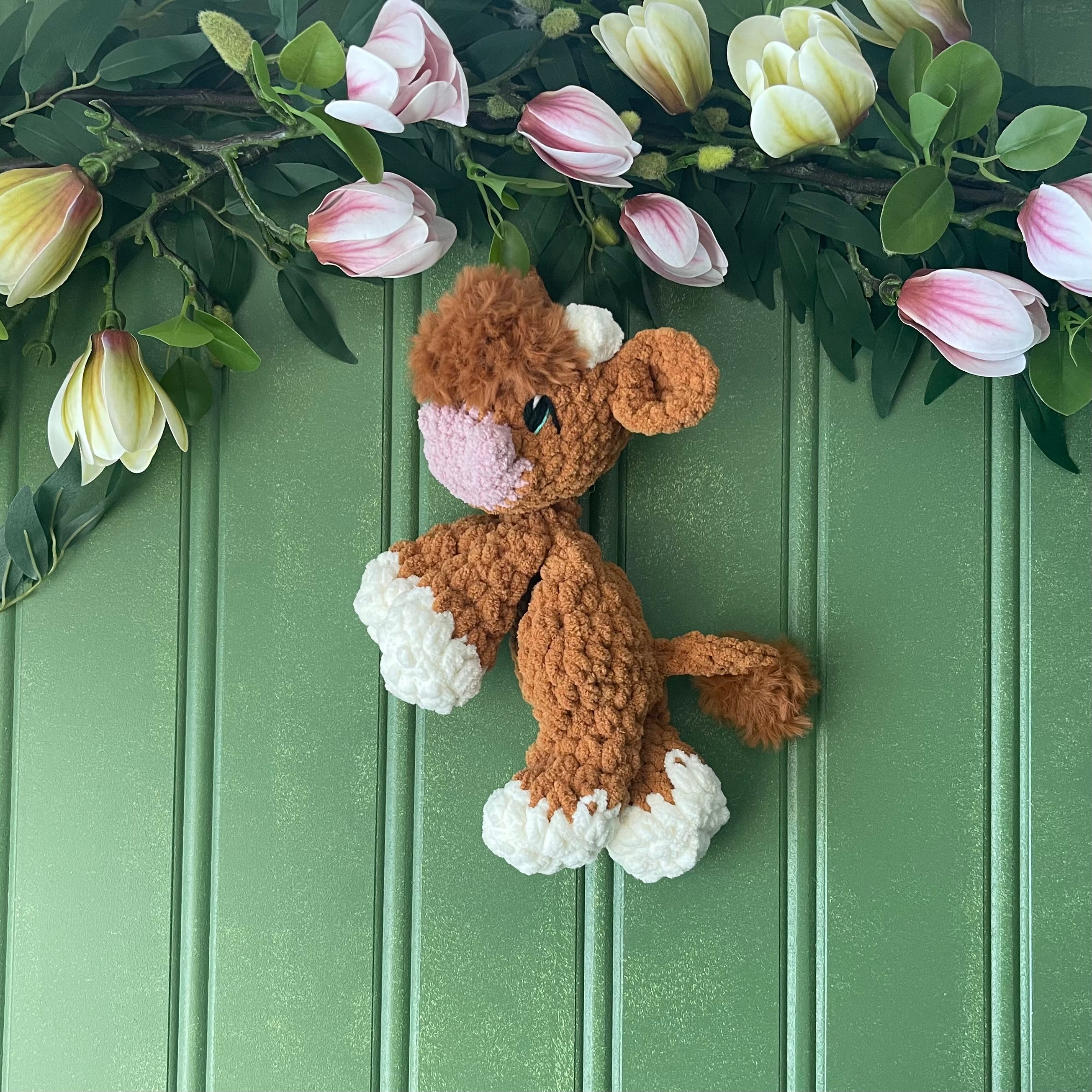 Crochet Highland Cow Mini Plush - Charlie | Willow Ann Crochet
