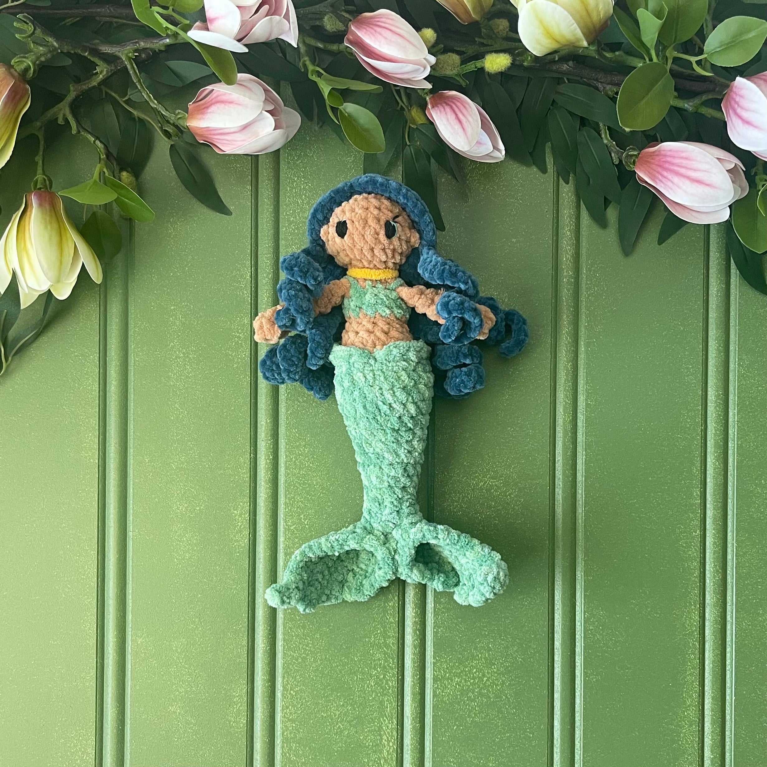 Marilyn the Mermaid - Custom Handmade Crochet Plush