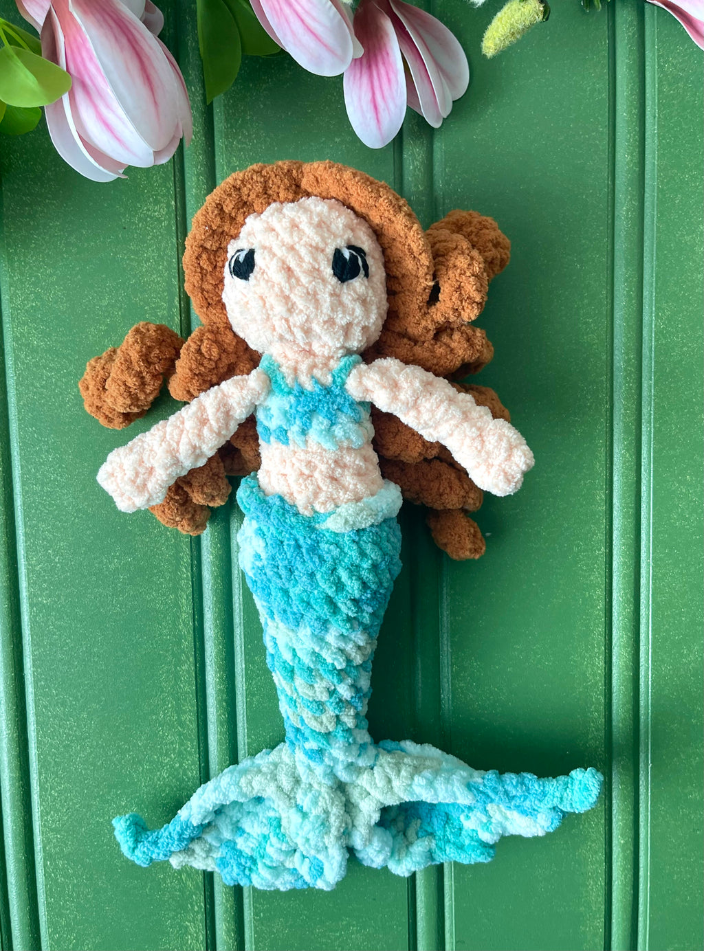 Marilyn the Mermaid - Custom Handmade Crochet Plush