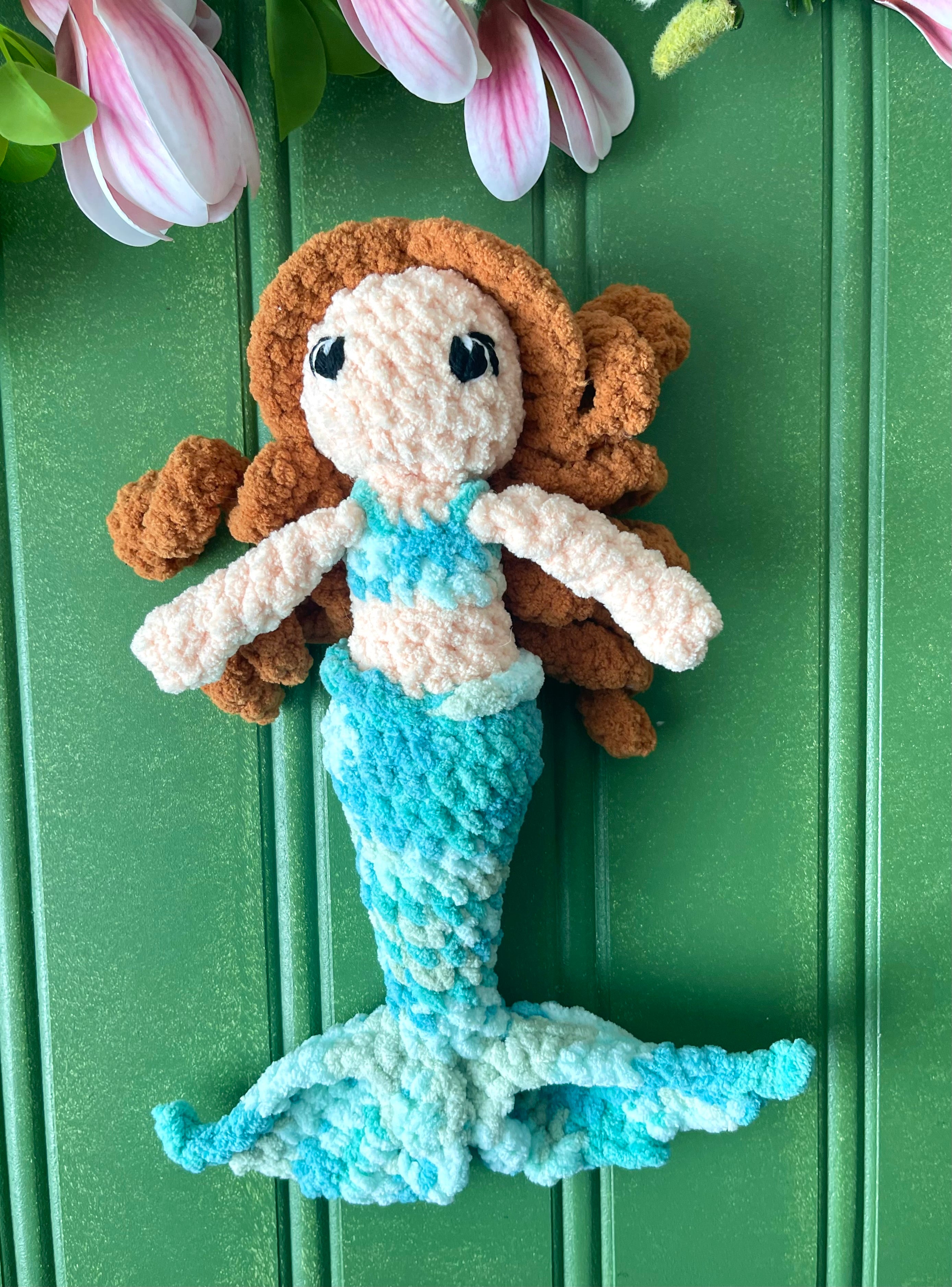Marilyn the Mermaid - Custom Handmade Crochet Plush