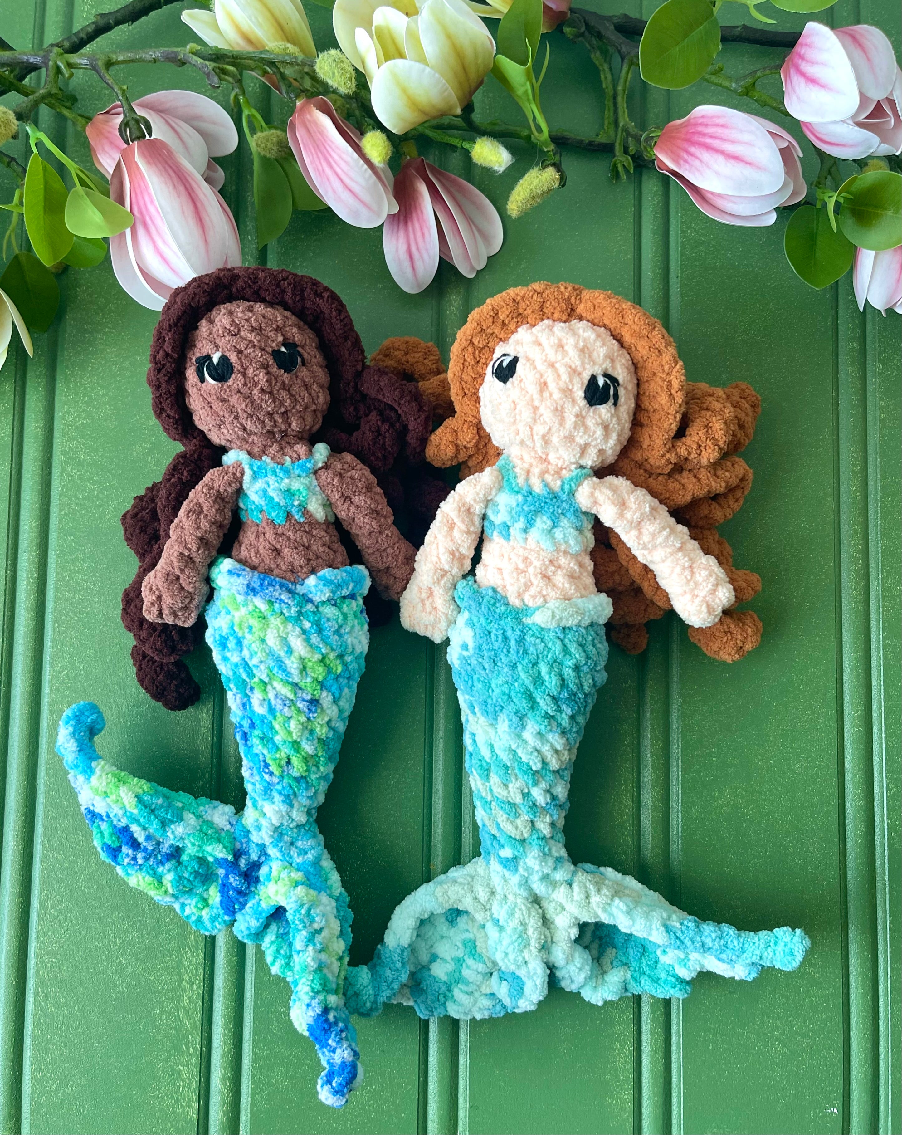 Marilyn the Mermaid - Custom Handmade Crochet Plush
