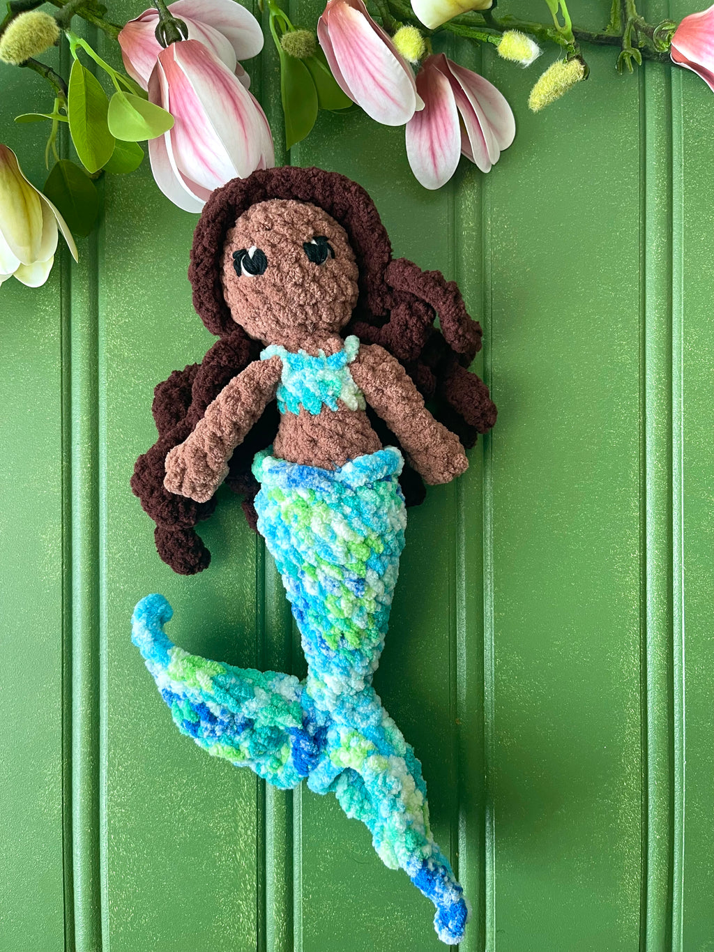 Marilyn the Mermaid - Custom Handmade Crochet Plush