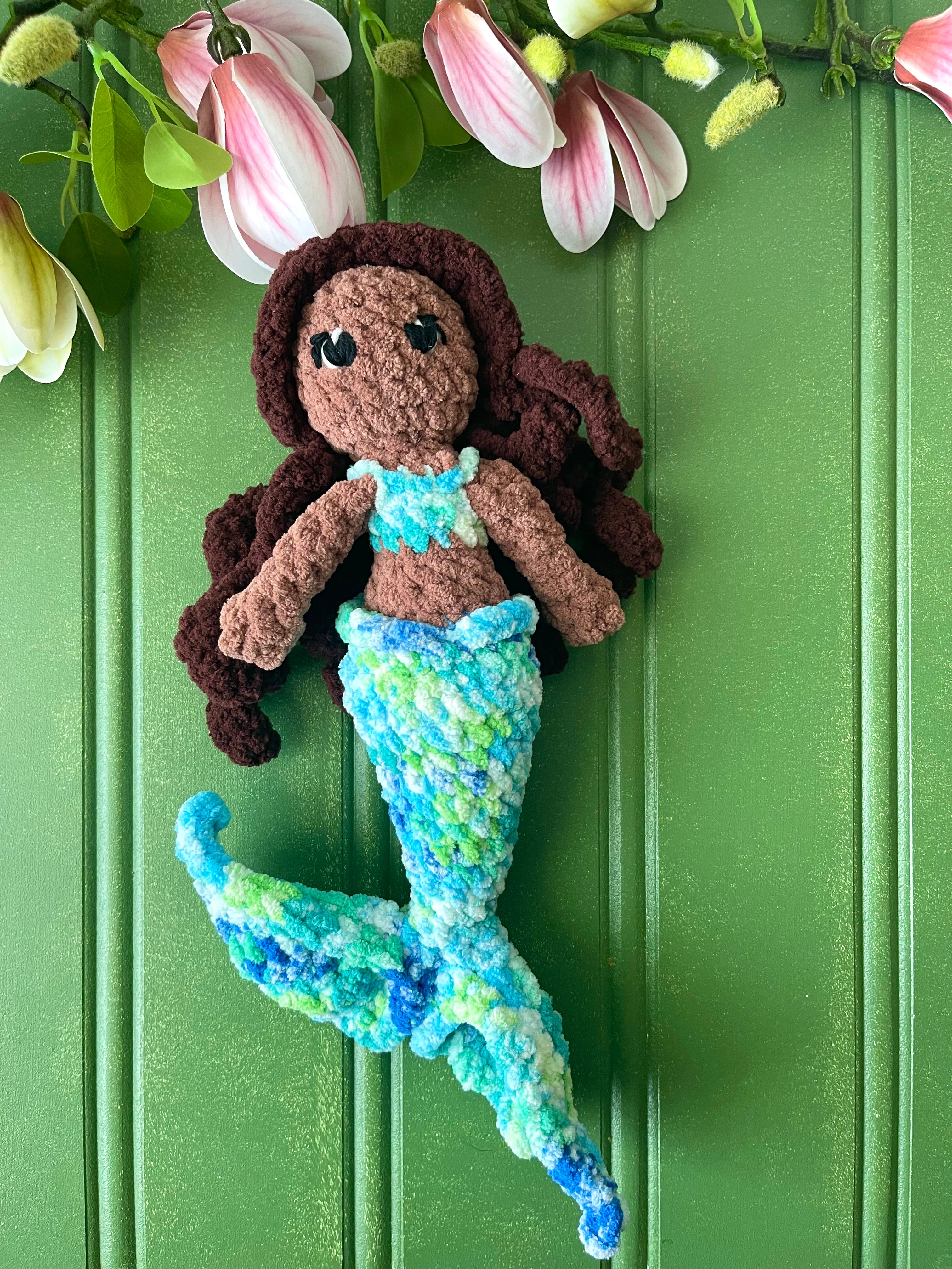 Marilyn the Mermaid - Custom Handmade Crochet Plush